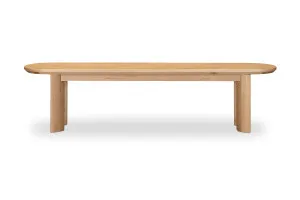 Graze Arrow Wooden Bench, Oak, by Lounge Lovers by Lounge Lovers, a Chairs for sale on Style Sourcebook