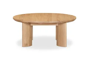 Graze Round Coffee Table, Oak, by Lounge Lovers by Lounge Lovers, a Coffee Table for sale on Style Sourcebook