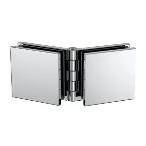 Adjustable Angle Glass to Glass Bracket with 50mm Cover Plate - Satin Chrome by Estelle, a Bathroom Fixtures for sale on Style Sourcebook