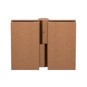 Boston Heavy Duty Glass to Glass Left Hand Bifold Hinge Brushed Rose Gold by Estelle, a Bathroom Fixtures for sale on Style Sourcebook