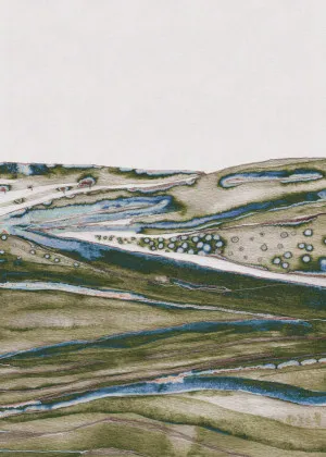 Green Hills by Alisa Galitsyna, a Prints for sale on Style Sourcebook