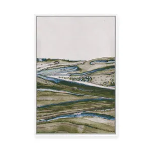 Green Hills | Framed Canvas by Alisa Galitsyna, a Painted Canvases for sale on Style Sourcebook