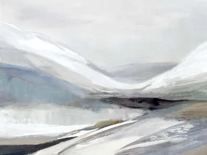 Muted Mountains Over Calm Waters by ARTHOUSEco, a Prints for sale on Style Sourcebook