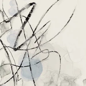 Ink Trails on Soft Blue Mist I by ARTHOUSEco, a Prints for sale on Style Sourcebook