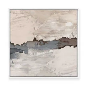 Muted Layers of Earth and Sky | Framed Canvas by ARTHOUSEco, a Painted Canvases for sale on Style Sourcebook