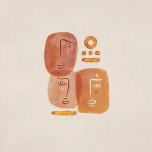 Tangerine Faces III by ARTHOUSEco, a Prints for sale on Style Sourcebook