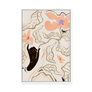 Fleur | Framed Canvas by ARTHOUSEco, a Painted Canvases for sale on Style Sourcebook