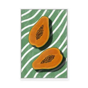 Papayas | Framed Canvas by ARTHOUSEco, a Painted Canvases for sale on Style Sourcebook