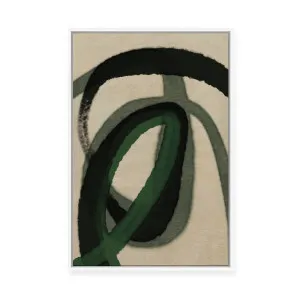 Green Water Colour | Framed Canvas by ARTHOUSEco, a Painted Canvases for sale on Style Sourcebook