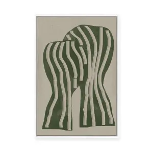 Abstract Kiss | Framed Canvas by ARTHOUSEco, a Painted Canvases for sale on Style Sourcebook