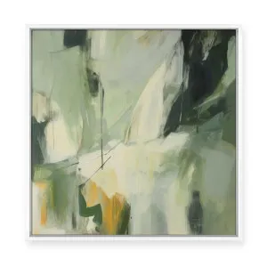 Green Enigma I | Framed Canvas by ARTHOUSEco, a Painted Canvases for sale on Style Sourcebook