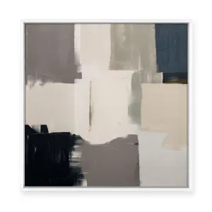 Abstract Grey Spectrum I | Framed Canvas by ARTHOUSEco, a Painted Canvases for sale on Style Sourcebook