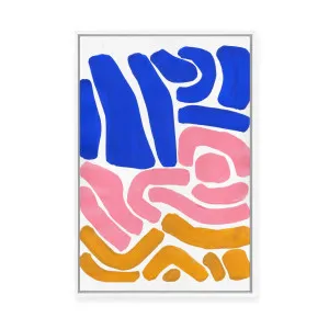 Pastel Play I | Framed Canvas by ARTHOUSEco, a Painted Canvases for sale on Style Sourcebook