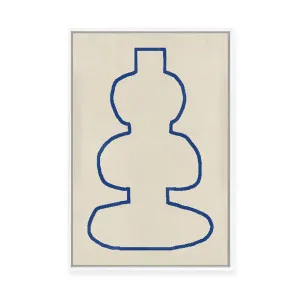 Vase No.8 | Framed Canvas by ARTHOUSEco, a Painted Canvases for sale on Style Sourcebook