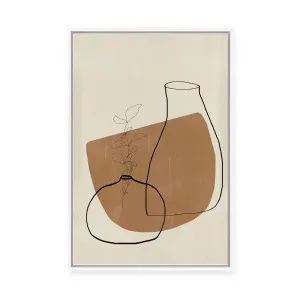 Vase No.7 | Framed Canvas by ARTHOUSEco, a Painted Canvases for sale on Style Sourcebook