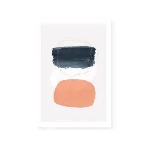 Navy & Peach I by ARTHOUSEco, a Prints for sale on Style Sourcebook