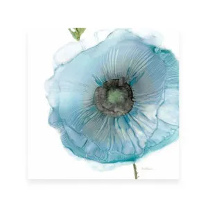 Iridescent Blue Poppy II by ARTHOUSEco Luxe, a Prints for sale on Style Sourcebook