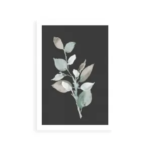 Eucalyptus Branch On Charcoal II by ARTHOUSEco Luxe, a Prints for sale on Style Sourcebook