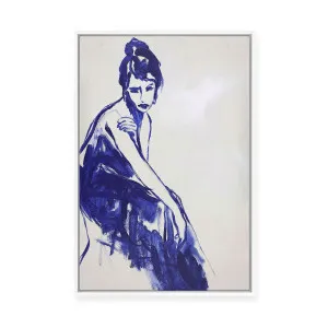 Just a Little While | Framed Canvas by Design Fabrikken, a Painted Canvases for sale on Style Sourcebook