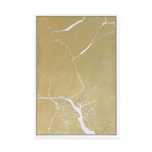 Gold Marble | Framed Canvas by Design Fabrikken, a Painted Canvases for sale on Style Sourcebook