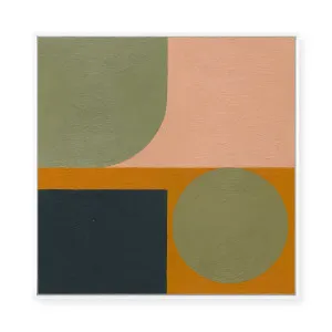 Geo Colour Balance | Framed Canvas by Ewa Sho, a Painted Canvases for sale on Style Sourcebook