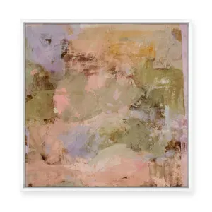 Wattle Bloom | Framed Canvas by Hayley Michelle, a Painted Canvases for sale on Style Sourcebook