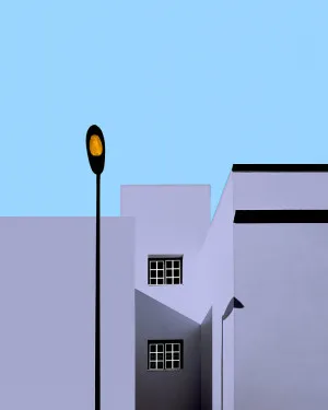 Urban Minimalism | Lavender by Inge Schuster, a Prints for sale on Style Sourcebook