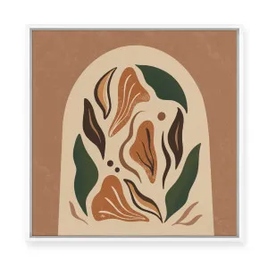 Abstract Flowers | Framed Canvas by Mandy Tea Design, a Painted Canvases for sale on Style Sourcebook