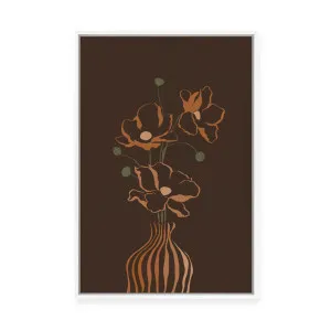 Poppies II | Framed Canvas by Mandy Tea Design, a Painted Canvases for sale on Style Sourcebook