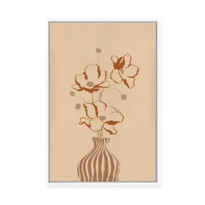 Poppies I | Framed Canvas by Mandy Tea Design, a Painted Canvases for sale on Style Sourcebook