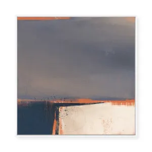 Muted Horizon Line I | Framed Canvas by Mansi Saxena, a Painted Canvases for sale on Style Sourcebook