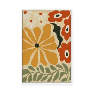 Colourful Mid Century | Framed Canvas by Miho Art Studio, a Painted Canvases for sale on Style Sourcebook