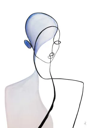 Hedvig Blue | Fine Art Print | Peytil by PEYTIL, a Prints for sale on Style Sourcebook