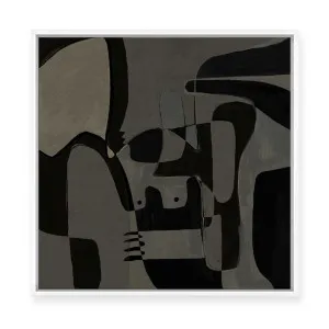 Dark Cubist I | Framed Canvas by Shatha Al Dafai, a Painted Canvases for sale on Style Sourcebook