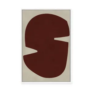 Modern Geometric in Rust III | Framed Canvas by Vitor Costa, a Painted Canvases for sale on Style Sourcebook