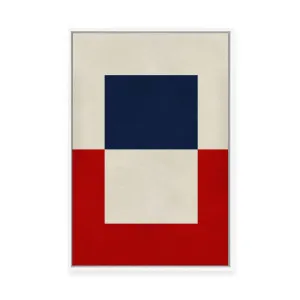 Overlapping Geometry 6 | Framed Canvas by Vitor Costa, a Painted Canvases for sale on Style Sourcebook