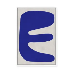 Modern Geometric in Cobalt III | Framed Canvas by Vitor Costa, a Painted Canvases for sale on Style Sourcebook