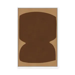 Modern Geometric in Hazel II | Framed Canvas by Vitor Costa, a Painted Canvases for sale on Style Sourcebook