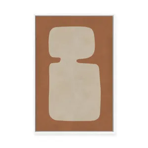 Modern Geometric in Tan III | Framed Canvas by Vitor Costa, a Painted Canvases for sale on Style Sourcebook