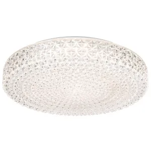 Telbix Eltz Modern Tricolour LED Oyster Light with Decorative Textured Shade Medium by Telbix, a Lighting for sale on Style Sourcebook