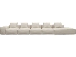 Riley Santa Fe Sand Modular Sofa - 1x Arm, 4x Armless, 1x Right Terminal by James Lane, a Sofas for sale on Style Sourcebook