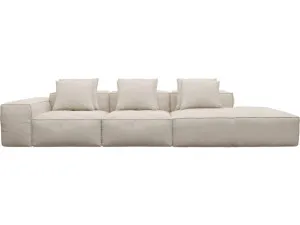 Riley Santa Fe Sand Modular Sofa - 1x Arm, 2x Armless, 1x Right Terminal by James Lane, a Sofas for sale on Style Sourcebook