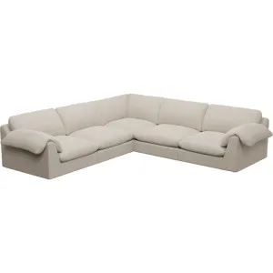 Ludlow Santa Fe Sand Corner Sofa - 5 Seater by James Lane, a Sofas for sale on Style Sourcebook