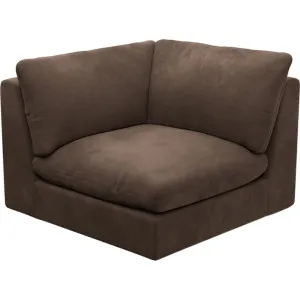 Ludlow Muse Chocolate Corner Sofa Chair Module by James Lane, a Sofas for sale on Style Sourcebook
