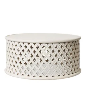 Hafina Coffee Table - 90 x 90 x 40cm by Elme Living, a Coffee Table for sale on Style Sourcebook