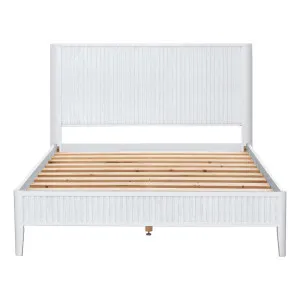 Gabino Queen Bed Frame in White by OZ Design, a Beds & Bed Frames for sale on Style Sourcebook