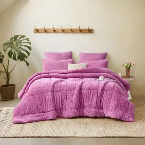 Morgan and Reid All Seasons Snuggle Fleece Crocus Comforter Set by null, a Quilts & Bedspreads for sale on Style Sourcebook