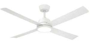 Vencha Bronco 52" DC Ceiling Fan with LED Light and Remote White by Vencha, a Ceiling Fans for sale on Style Sourcebook