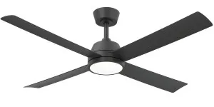 Vencha Bronco 52" DC Ceiling Fan with LED Light and Remote Black by Vencha, a Ceiling Fans for sale on Style Sourcebook