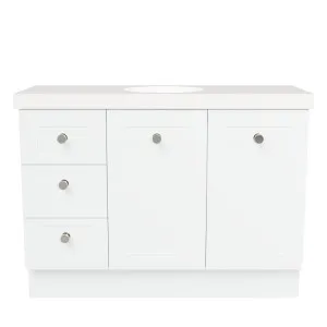 Victoria Vanity 1200mm Centre WG Basin Freedom UC Top Floor standing by Timberline, a Vanities for sale on Style Sourcebook